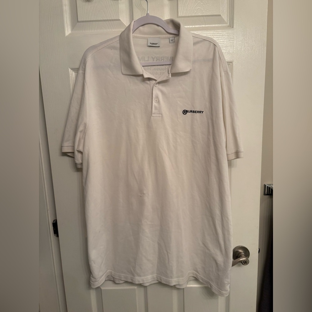 Burberry Rubber Logo Polo with flaws